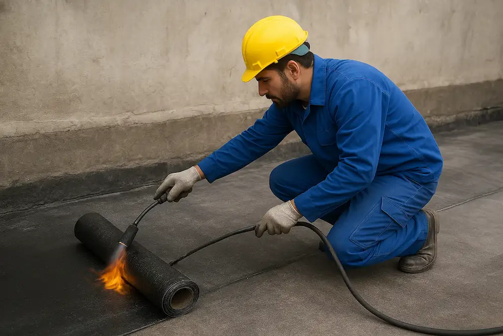 اجرای ایزوگام در نوشهر