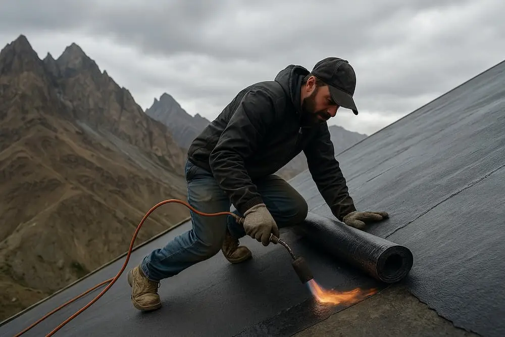 مراحل نصب ایزوگام در تنکمان