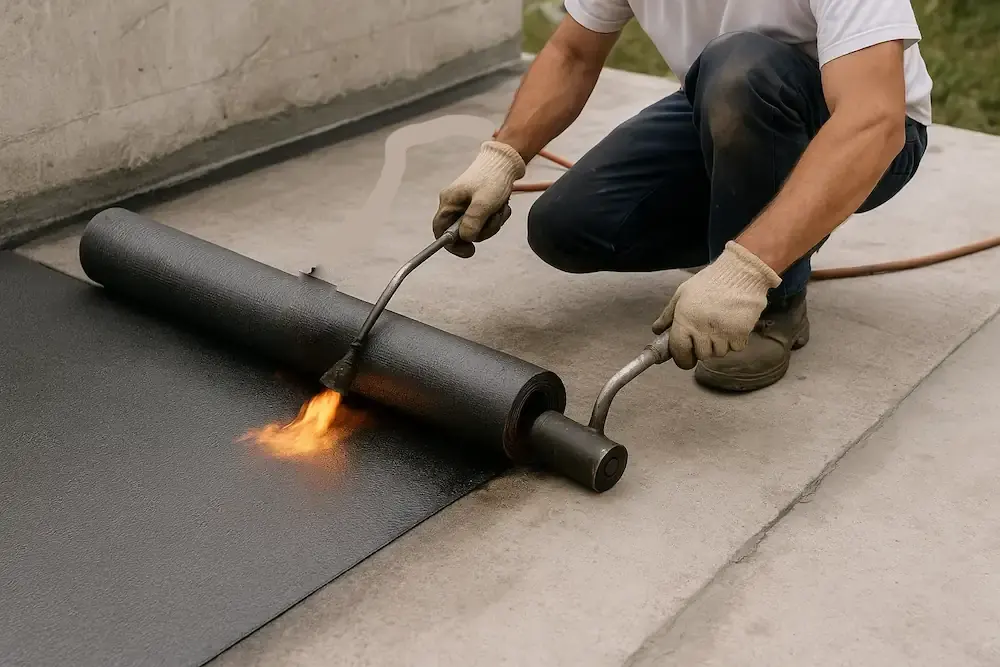 تصویر نصب ایزوگام در تیران و کرون