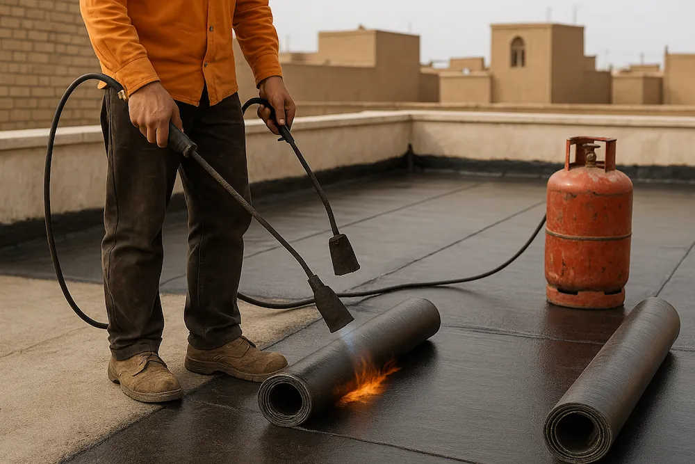 مراحل نصب ایزوگام در نایین