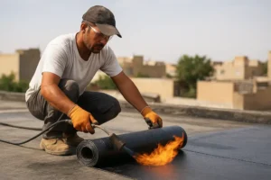 تصویر نصب ایزوگام در تاکستان