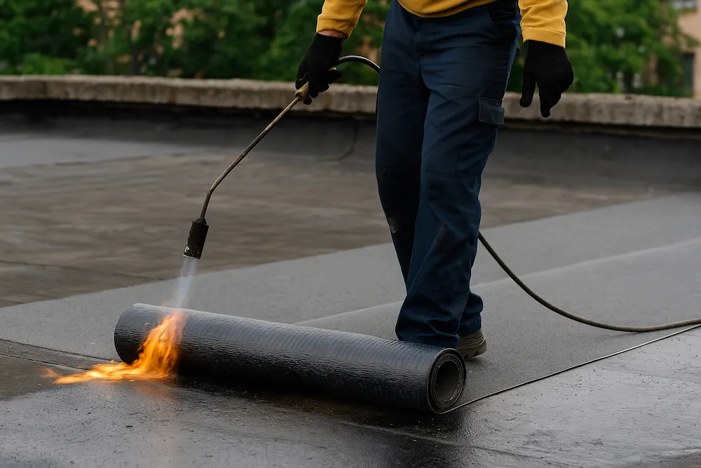 تصویر نصب ایزوگام در تنکابن