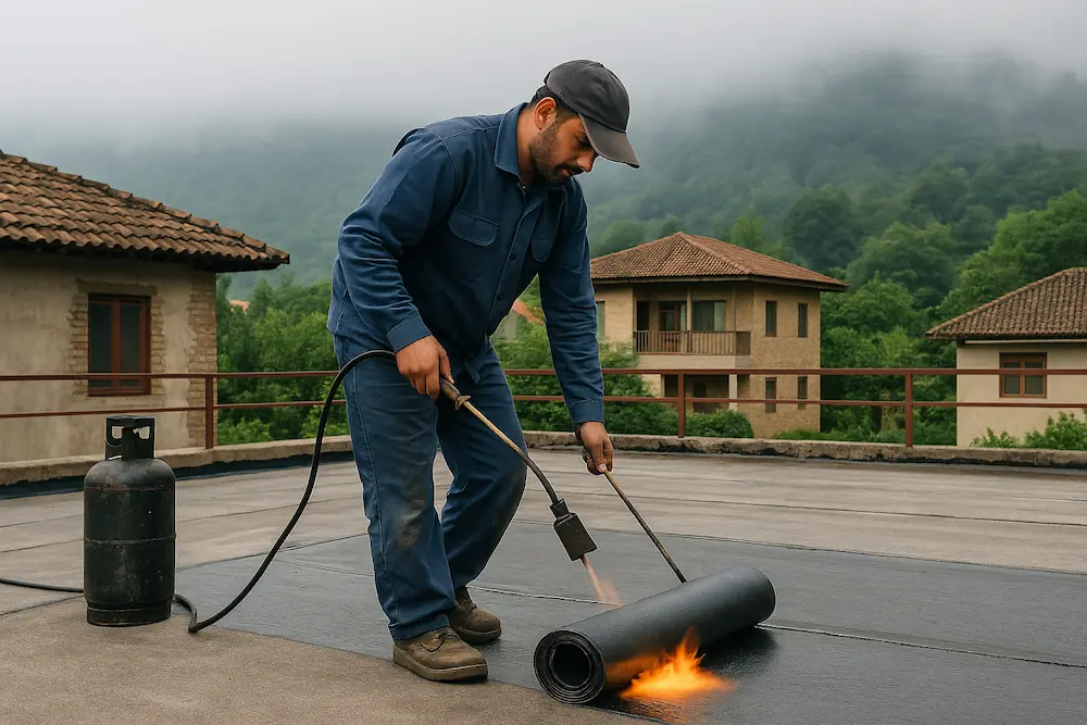 مراحل نصب ایزوگام در عباس اباد به صورت تخصصی