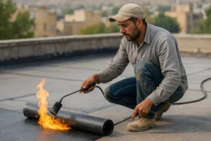 تصویر نصب ایزوگام در دره شهر