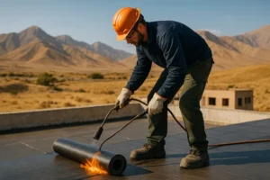 تصویر نصب ایزوگام در اشتهارد