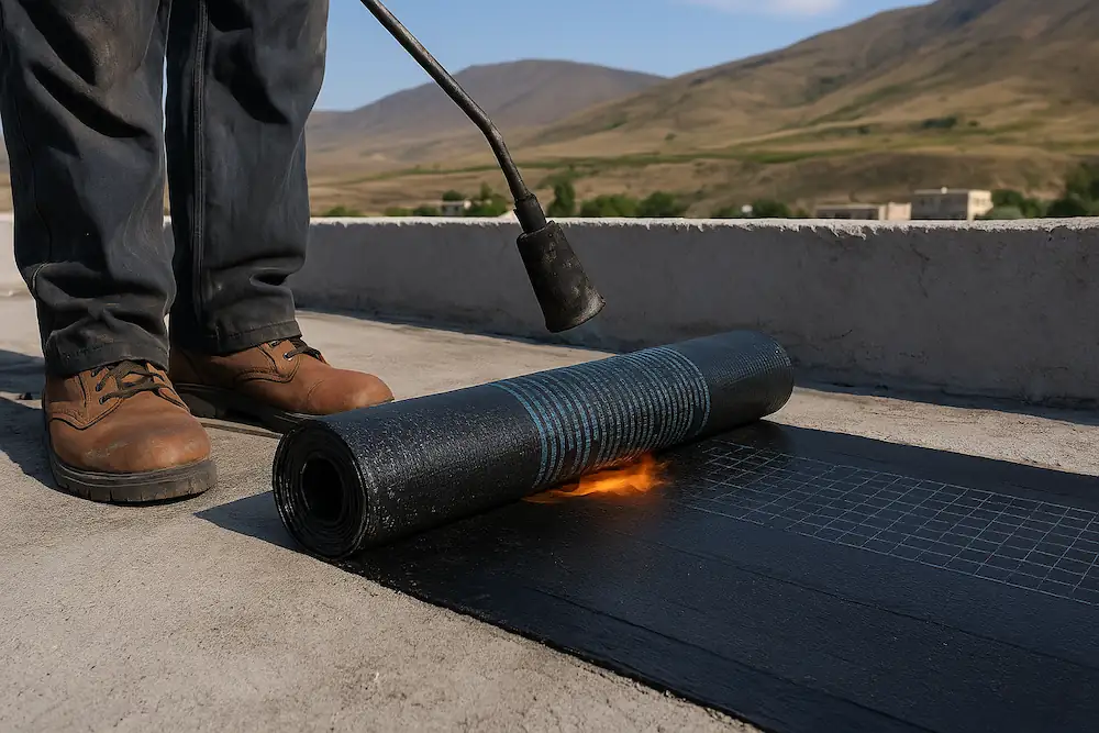 تصویر نصب ایزوگام