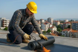 تصویر نصب ایزوگام در قائم شهر