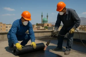 تصویر نصب ایزوگام در قزوین