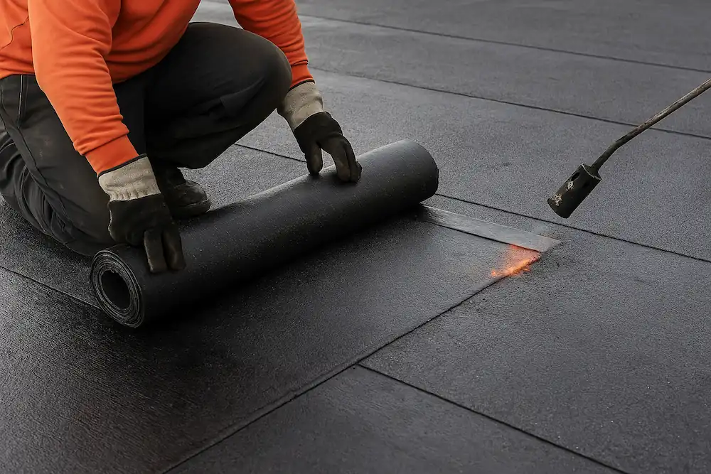 تصویر نصب ایزوگام در همدان