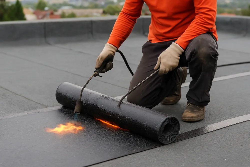 تصویر تفاوت نصب ایزوگام