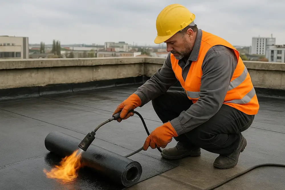 تصویر نصب ایزوگام در محلات