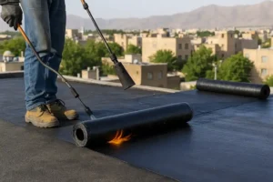 تصویر نصب ایزوگام در شهریار