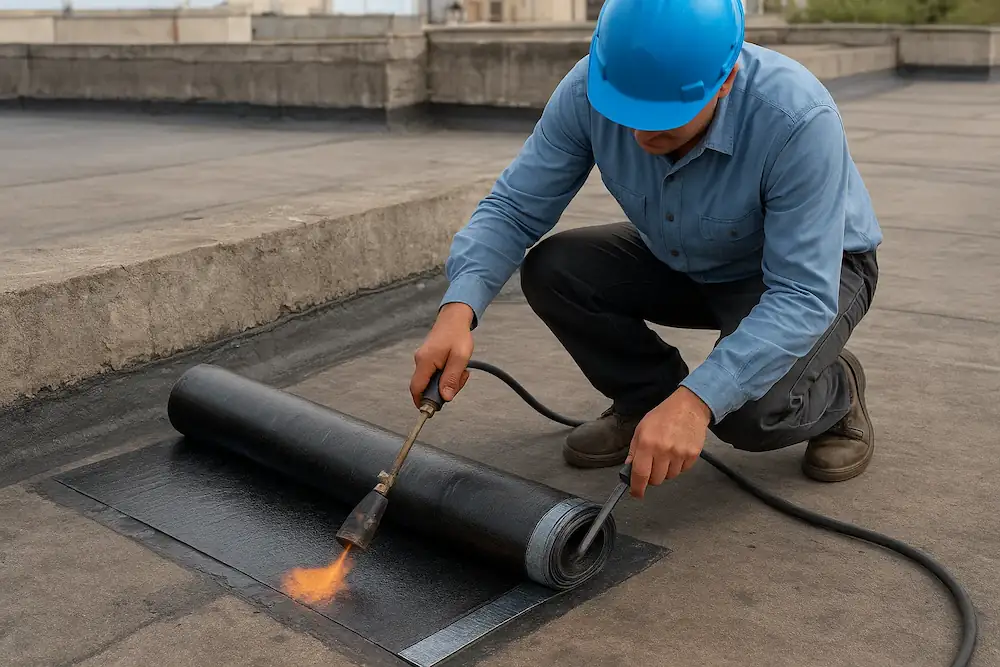 تصویر نصب ایزوگام در سرخه