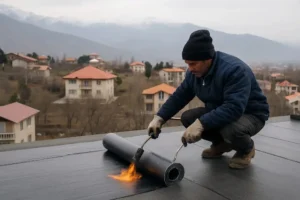 تصویر نصب ایزوگام در طالقان