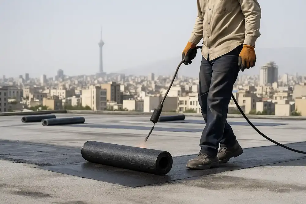 تصویر نصب ایزوگام در تهران