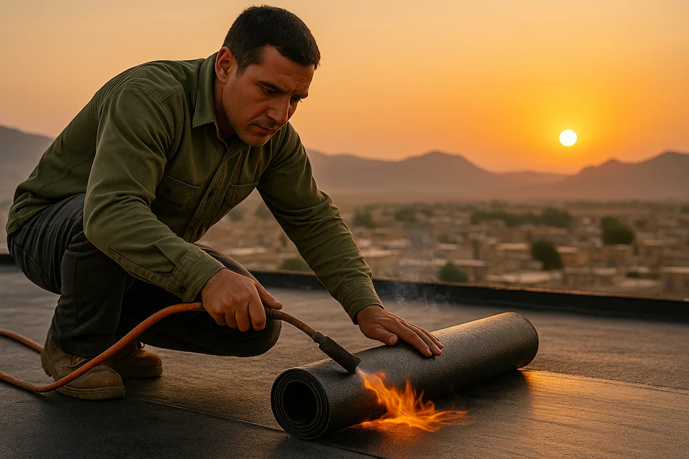 اجرا صفر تا صد و نصب ایزوگام در دروود