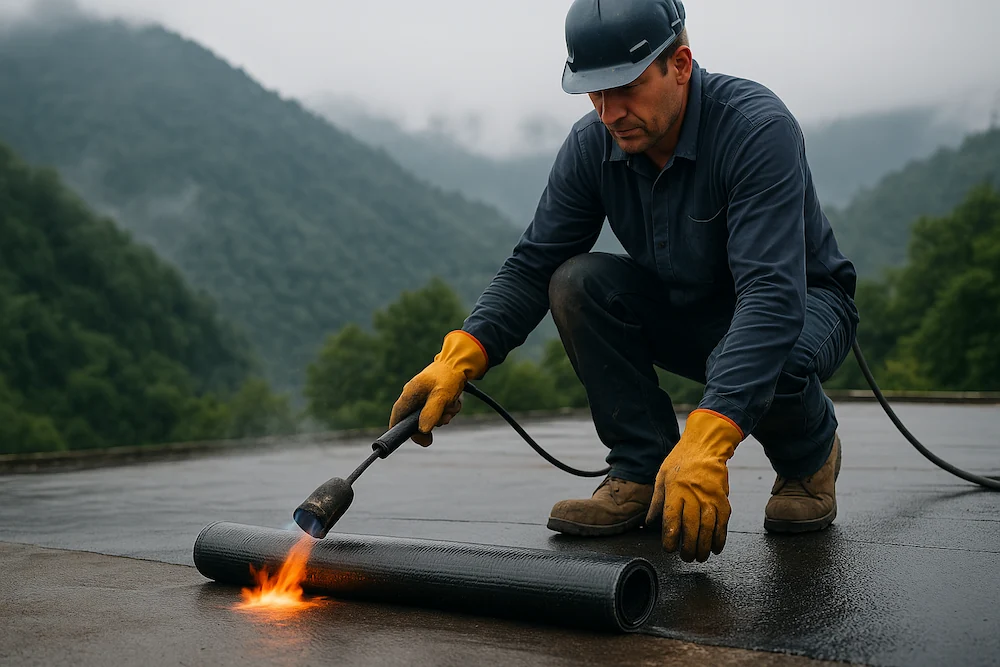 تاثیر هوای مرطوب بر کیفیت نصب ایزوگام در تنکابن