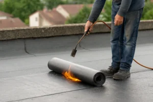 تصویر نصب ایزوگام در آشتیان