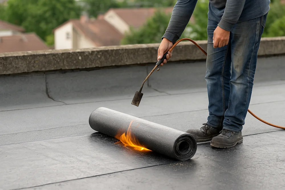 تصویر نصب ایزوگام در آشتیان