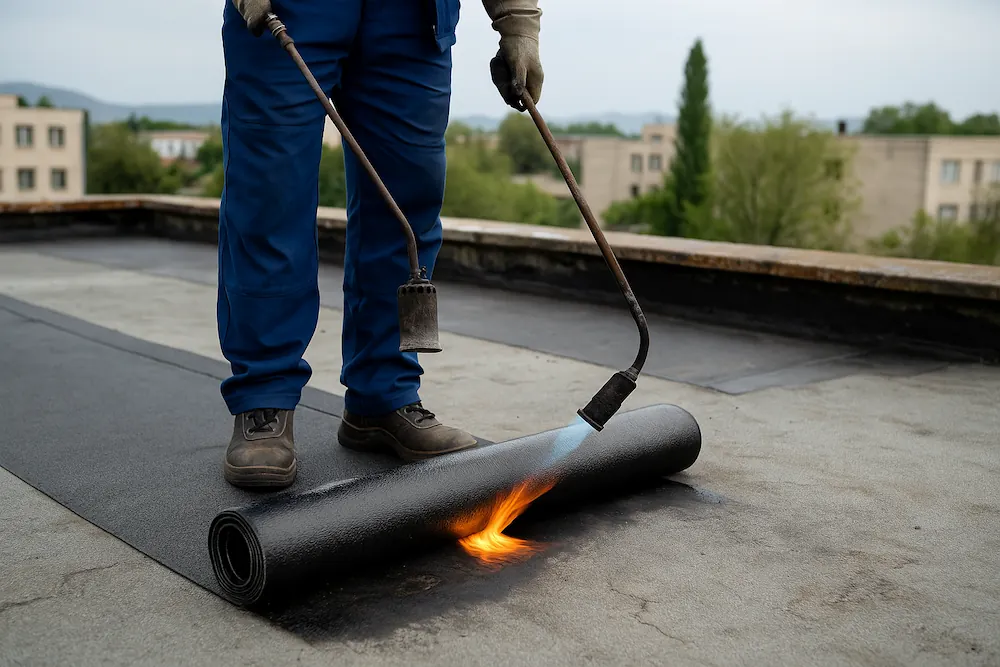 تصویر نصب ایزوگام در خمین