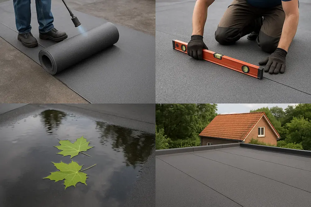 تصویر مراحل نصب ایزوگام