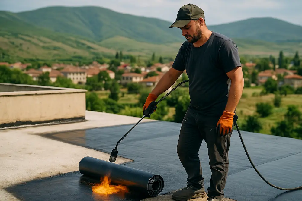 تصویر نصب ایزوگام در سنقر