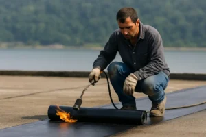 تصویر نصب ایزوگام در تالش