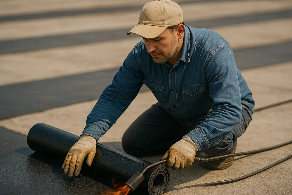 تصویر نصب ایزوگام در انگوت