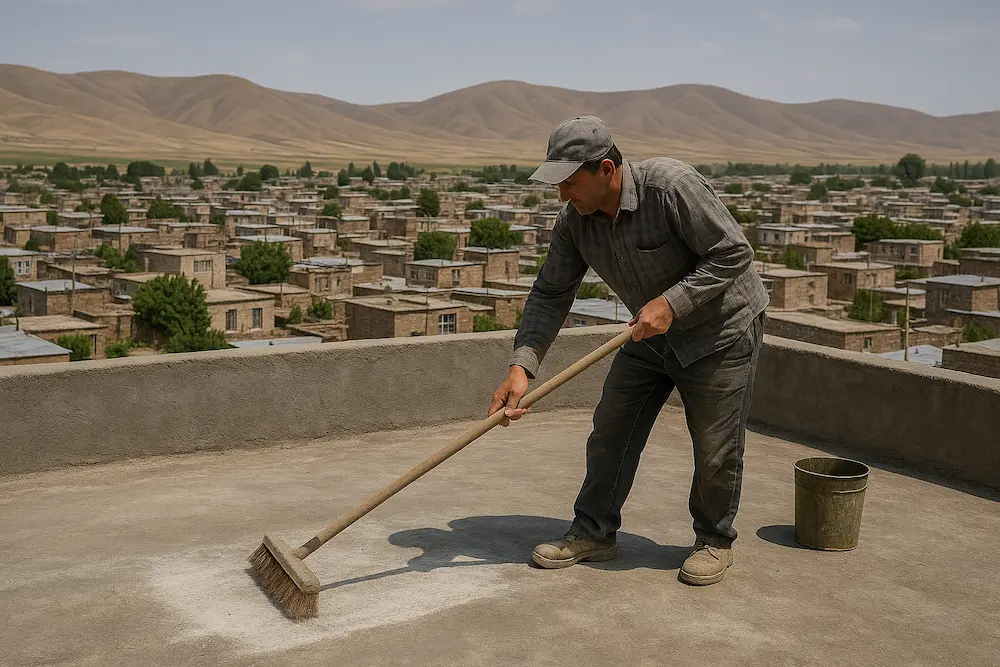 نصب ایزوگام در آبی بیگلو