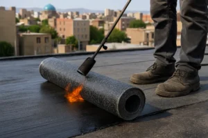 تصویر نصب ایزوگام در اردبیل