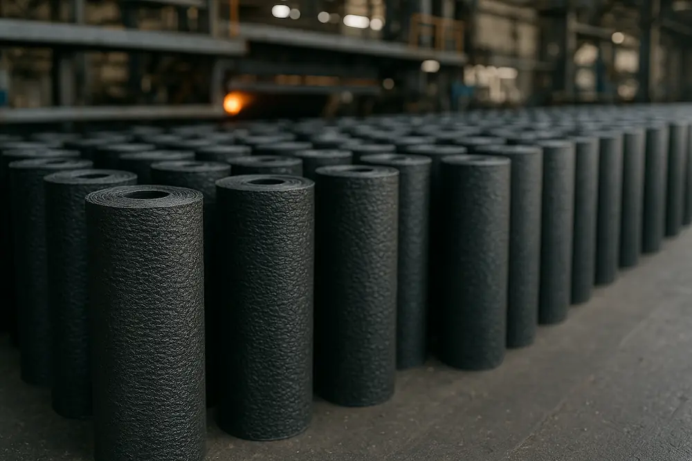 تصویر ایزوگام در کارخانه