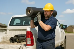 تصویر نصب ایزوگام در چوار