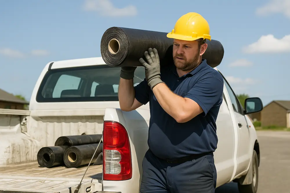 تصویر نصب ایزوگام در چوار