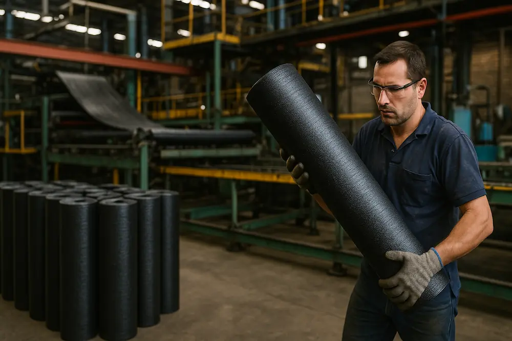 تصویر کارخانه ساخت ایزوگام 