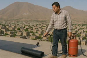 تصویرنصب ایزوگام در مریوان