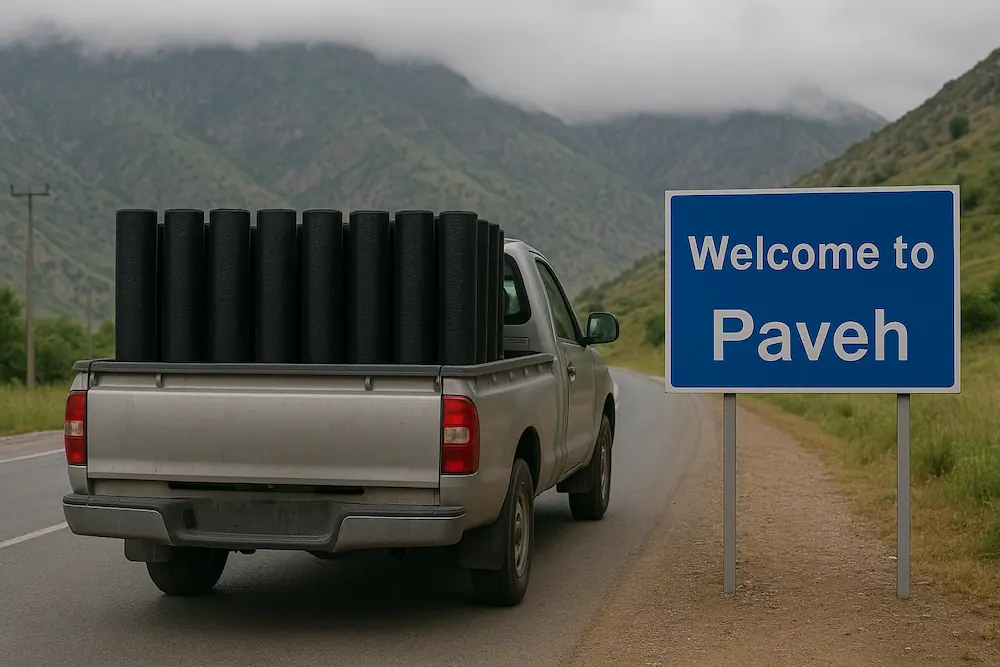 تصویر نصب ایزوگام در پاوه