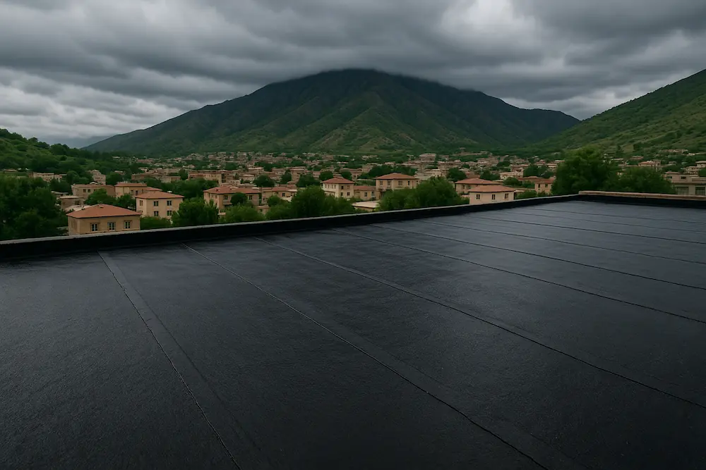 تصویر نصب شده ایزوگام در پاوه