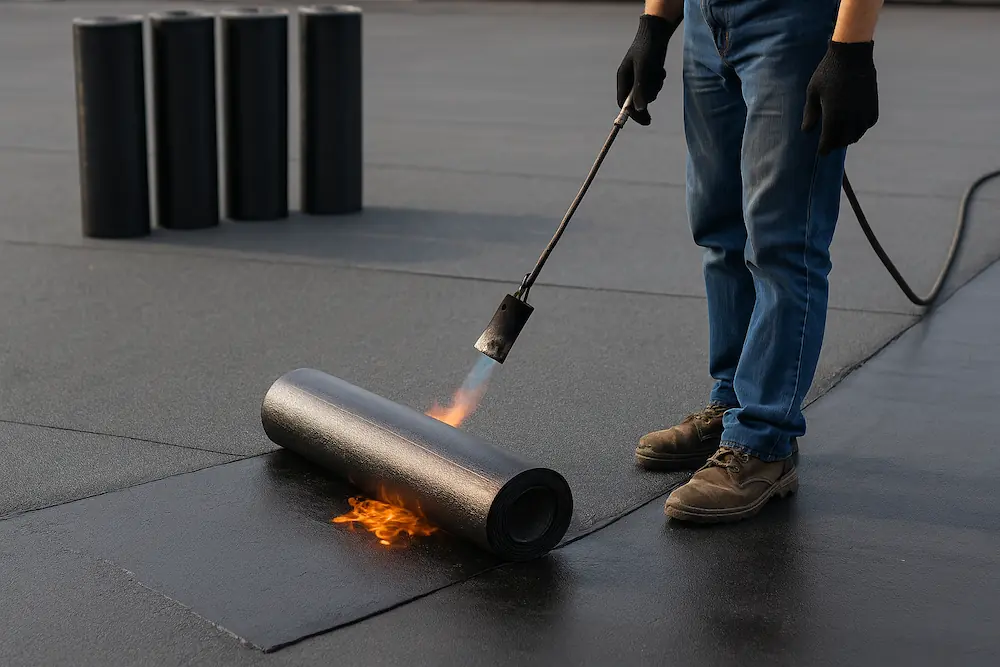 تصویر نصب ایزوگام در صحنه