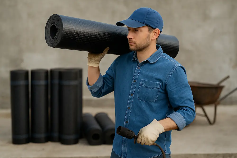 تصویر وسایل رو ایزوگام