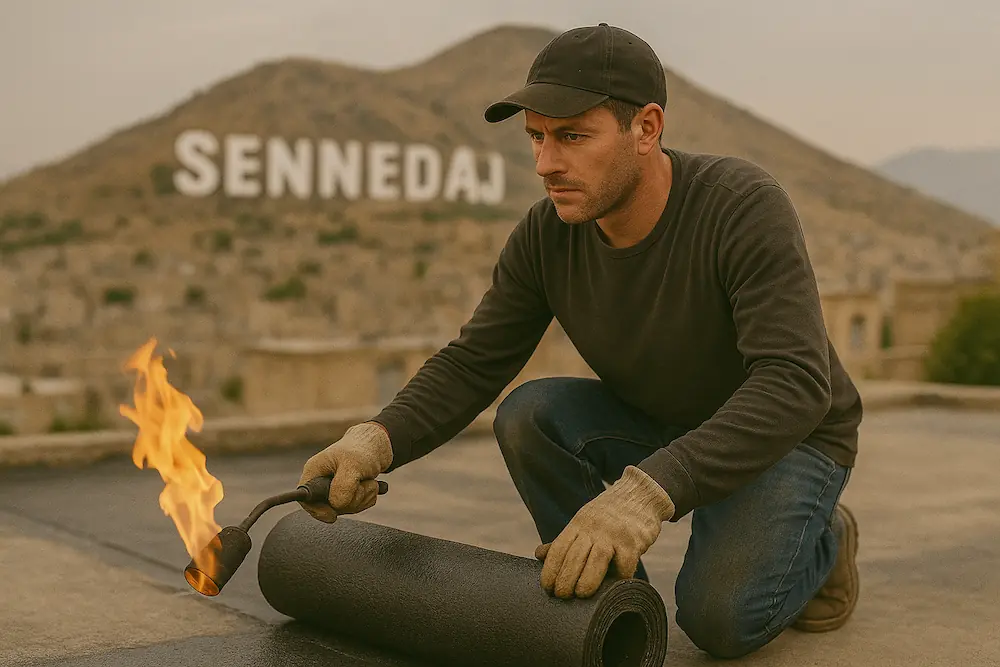 تصویر نصب ایزوگام در سنندج