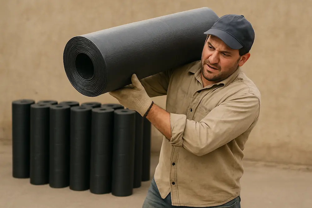 تصویر حمل ایزوگام در سقز 