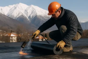 تصویر نصب ایزوگام در سراب